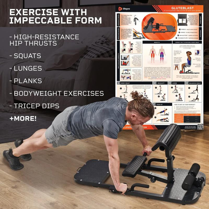 Lifepro Gluteblast: the Ultimate Hip Thrust Device Targeting Your Glutes