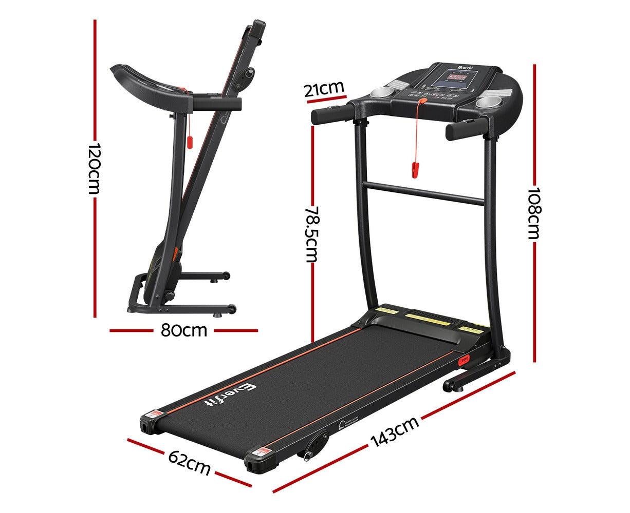 Treadmill Electric Home Gym Fitness Exercise Equipment Incline 400Mm