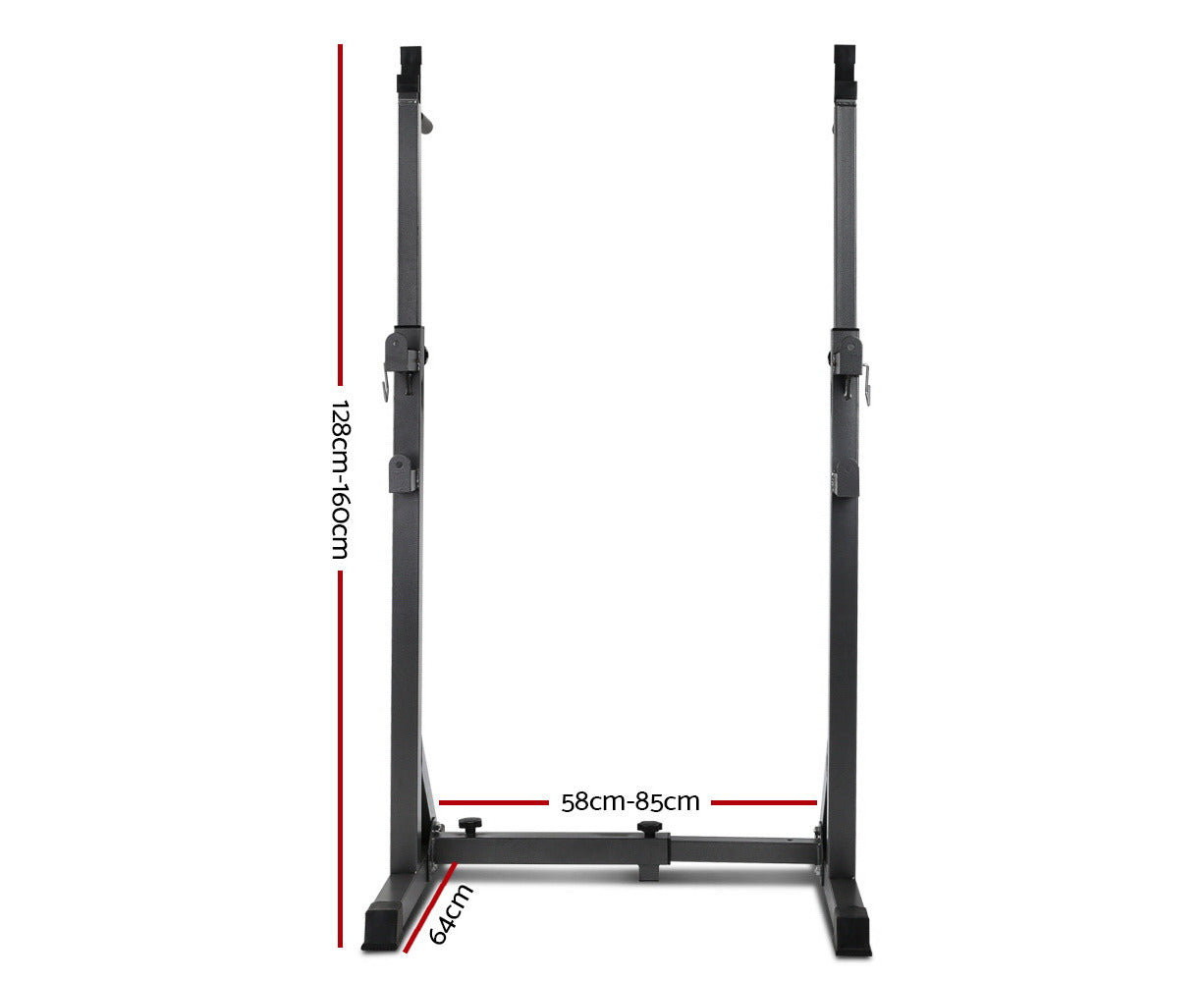 Weight Bench Adjustable Squat Rack Home Gym Equipment 300Kg